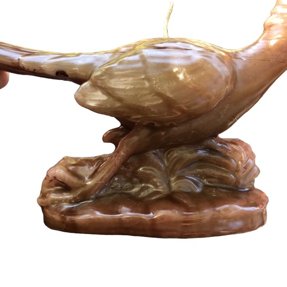 Vintage 1980s Roadrunner Candle in Great Condition for its Age; Painted Eyes - Picture 6 of 7